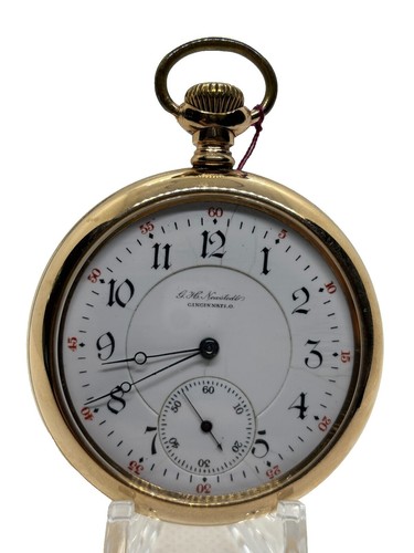Vintage Ancre De Precision 15 Rubis Silver Open Pocket Watch