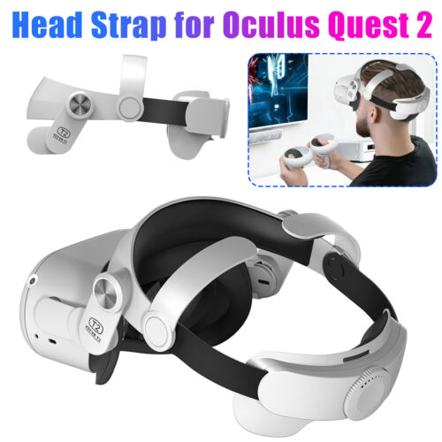 Adjustable VR Headset Headband Accessories for Oculus Quest 2 Elite Head Strap