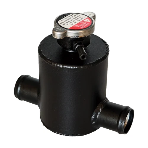Tanque de cabezal de desbordamiento de refrigerante de aluminio 32 mm entrada / salida depósito expansión - Imagen 2 de 4
