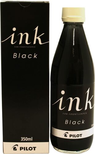 PILOT INK Bottle for Fountain Pen Black/Blue Black/Red INK350B BB R 350ml - Afbeelding 1 van 6