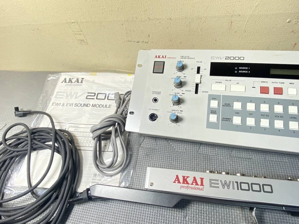 Akai Professional EWI1000 module EWV2000 Wind Controller
