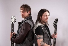 Matthew Tuck Michael Paget of Welsh heavy metal band Bullet for My- Old Photo 1