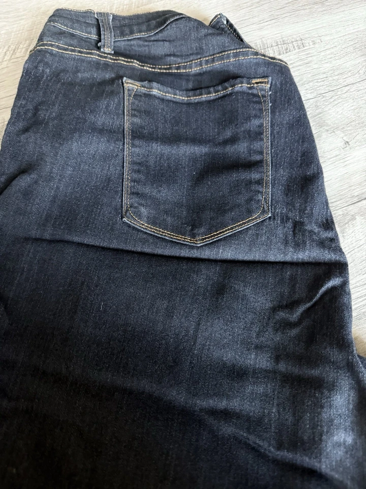 Eunina Dark Wash 3X Plus Size Jeans Straight Leg 3X  - Image 2 of 4