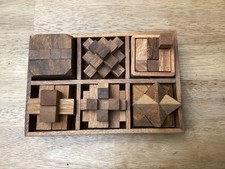 Wooden Puzzle Set In Box
