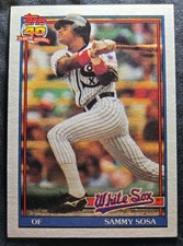 Sammy Sosa 1991 Topps #414 Chicago White Sox