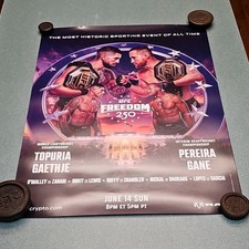 Affiche promo UFC 327 328 et Liberté 250 