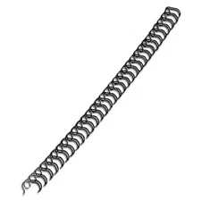 Sircle 9003831B Binding Spines, Wire, 3/8In, Black, Pk100
