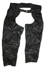 Harley-Davidson Leather Chaps GR 2XL MADE USA - pantalon cuir moto Biker Chaps