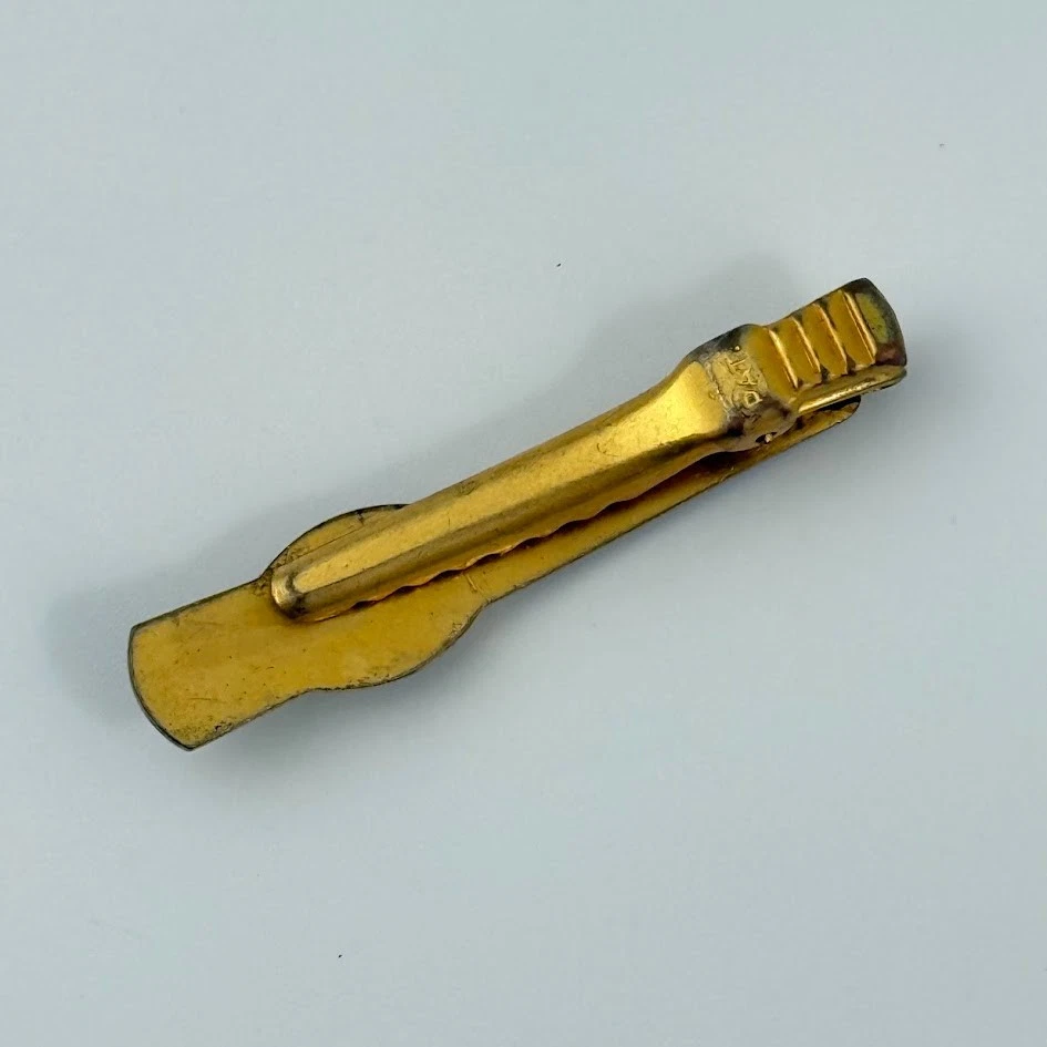 Clip de barra de corbata de toro damasceno de colección diapositiva para hombre joyero luchador Foto 4 de 4