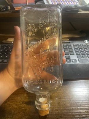 Vintage Rochester Germicide Co Embalming Fluid Bottle - Rochester, New York