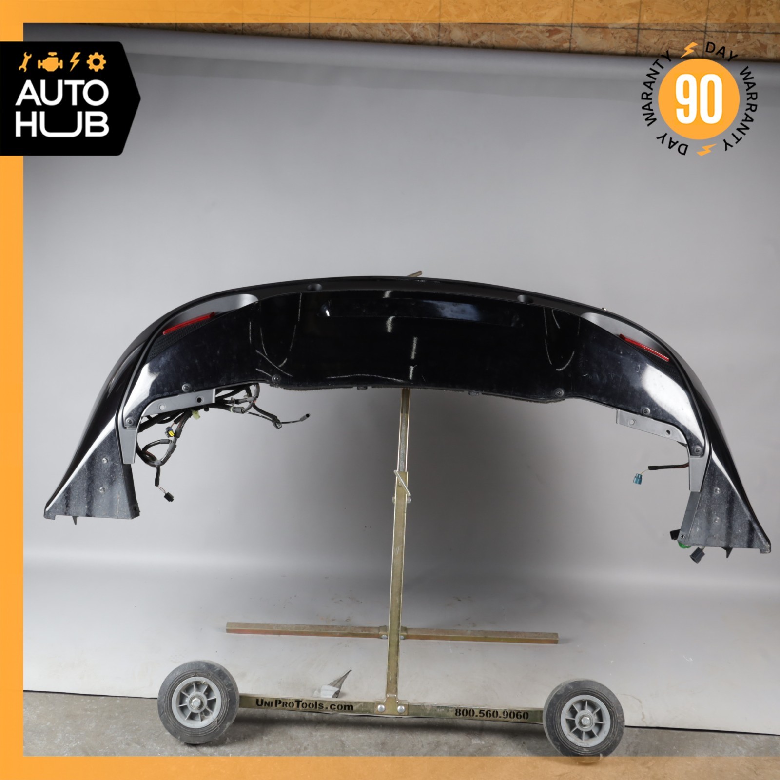 13-16 Aston Martin DB9 Rear Bumper Cover Assembly Onyx Black OEM 22k