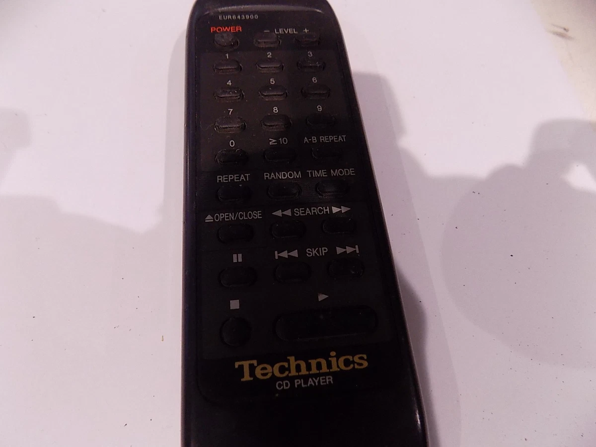Technics EUR643900 Reproductor de CD Control Remoto Probado Original Genuino