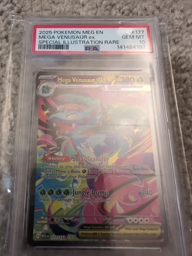 Mega Venusaur EX 177/132 Mega Evolution Special Illustration PSA 10