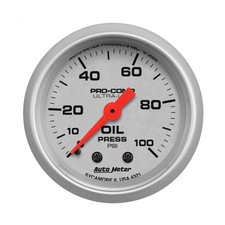 Auto Meter 4321 Ultra-lite Mechanical Oil Pressure Gauge For Streetrace Cars