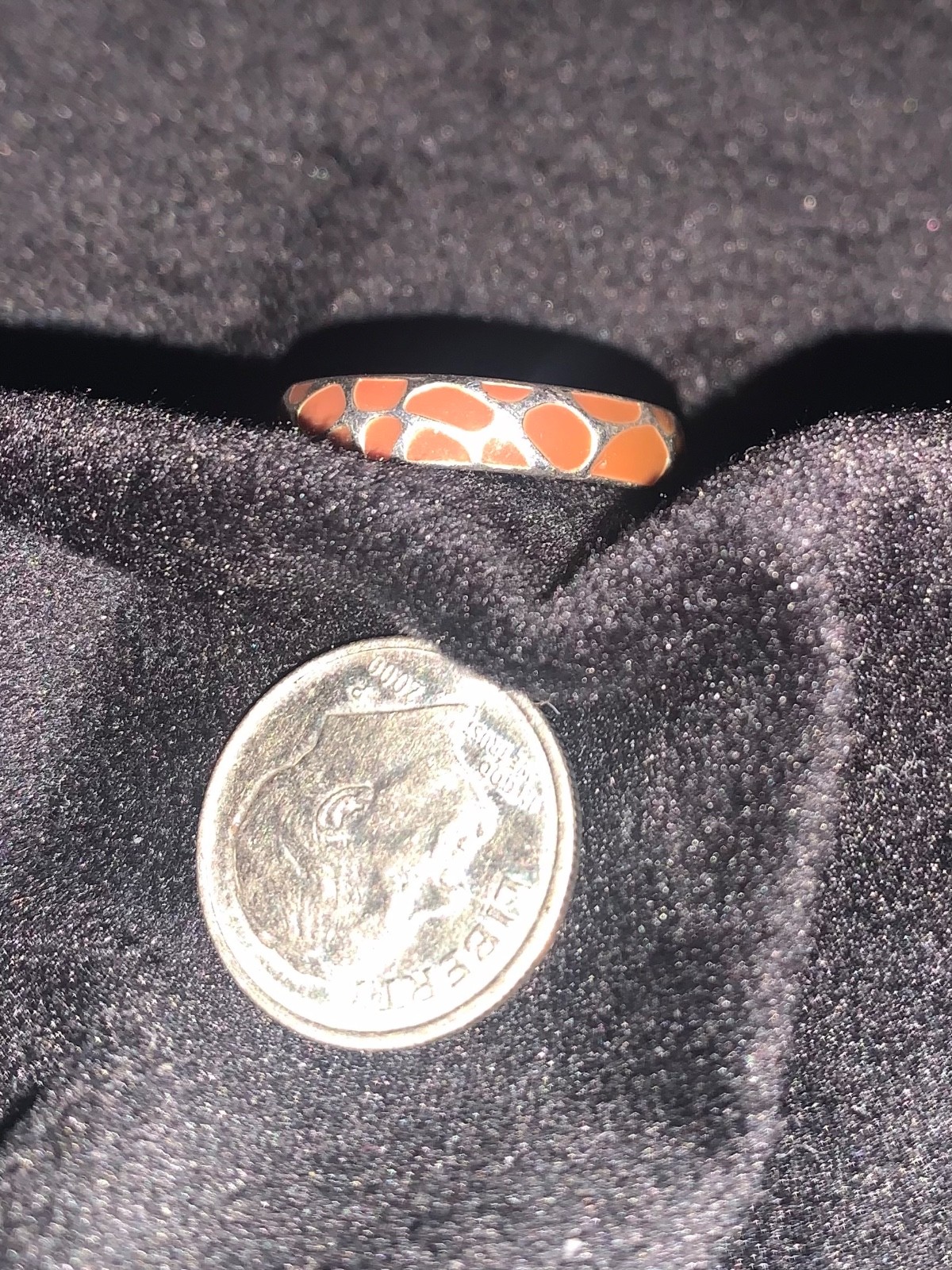 Sterling Silver 925 Stackable Polished Enameled B… - image 6