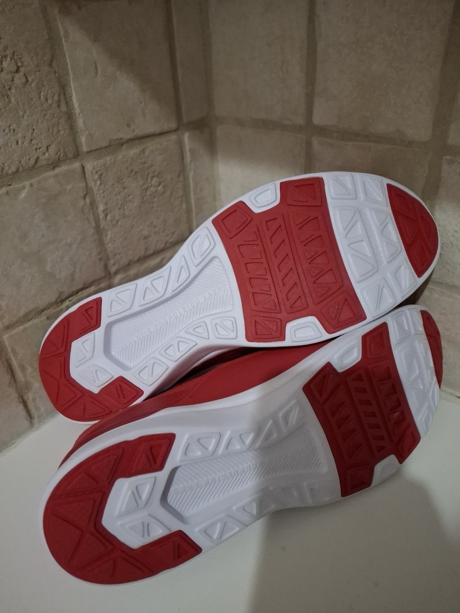 APL Mens Size 12 Techloom Bliss Red Knit Slip-on Casual  display picture 1