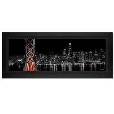 Jongas, "Dream City" Framed Limited Edition Photograph on Canvas, Numbered and H