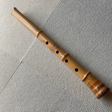 Shakuhachi 1.6 Shaku Signature Arashizuki Tradycyjny bambusowy flet