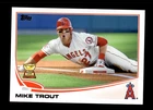 2013 Topps Mike Trout #27 Sliding All-Star Rookie Cup Card Los Angeles Angels