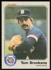 1983 Fleer #327 Tom Brookens   - FREE SHIPPING