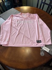 Pink Chrome Hearts Warm Up Jersey Size MDM for questions