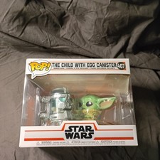 Funko Pop Star Wars The Mandalorian 407 The Child With Egg Canister Grogu NIB