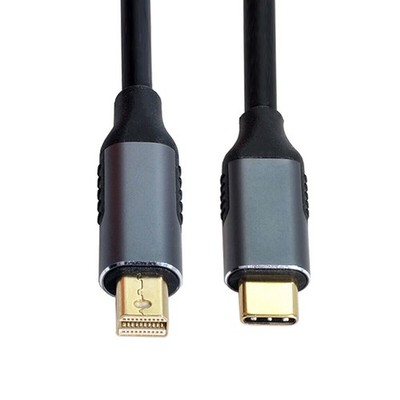 USB 3.1 Type C USB-C to Mini DisplayPort DP Displays Male 4K Monitor Cable 1.8m
