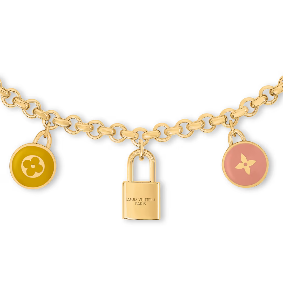 NEW Louis Vuitton Monogram Flower Confetti Chain Bag Charm M03459