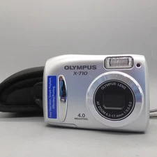 Olympus X-710 5.0MP Compact Digital Camera Silver Tested