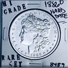 1886 O MORGAN SILVER DOLLAR HI GRADE GENUINE U.S. MINT RARE KEY COIN 8489