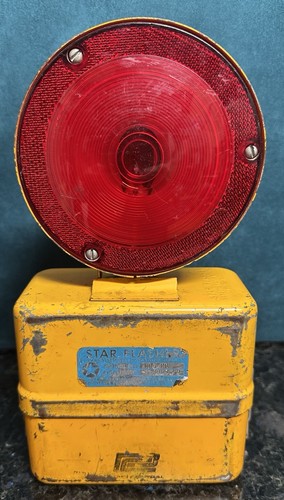RARE Antique PRR Pennsylvania Railroad Star Flasher Caboose Warning Light