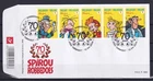 [LM78703] Belgium N°3775/3779FDC Comics First Day Cover COB € 15,00 SUPERB
