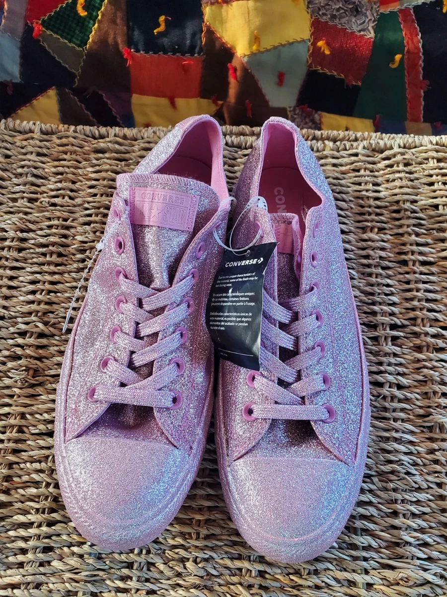 Converse Glitter Pink Sneakers for Women for sale | eBay