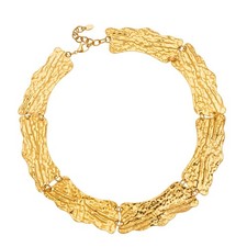 Fashionable Layering Necklace With Baroque Pearls Titanium Steel Composite