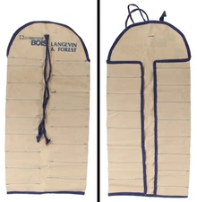 Unused Langevin & Forest, Montreal Carving Tool Canvas Pouch - mjdtoolparts