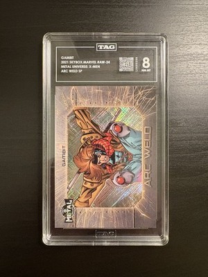 2020-21  Marvel X-Men Metal Universe Arc Weld Gambit #AW-24 Short Print RARE