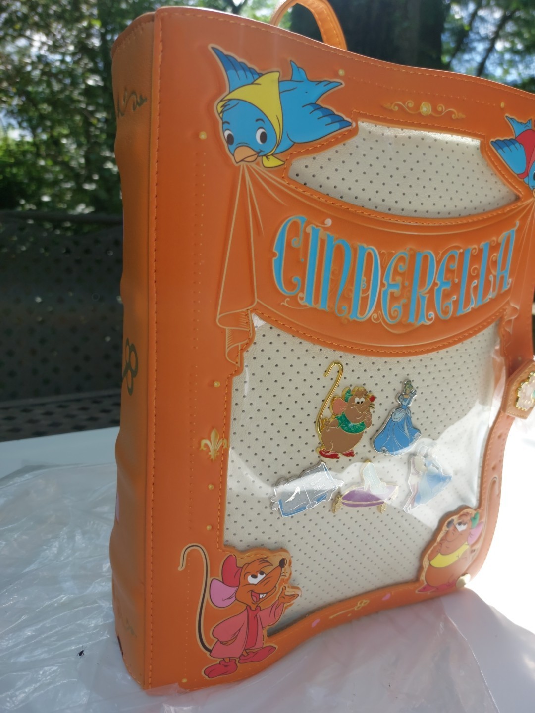 Cinderella Pin Collector Loungefly Backpack With Pin Bundle