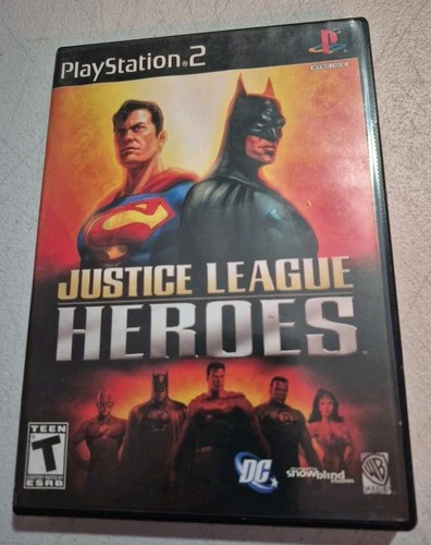 Justice League Heroes (Sony PlayStation 2, 2006) No Manual