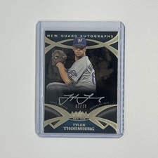 2014 Topps Tier One New Guard Auto #NGA-TTO Tyler Thornburg Brewers /10