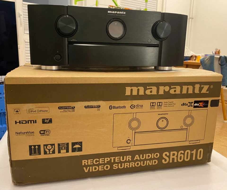 Marantz SR6010 9.2 High-End AV-Receiver 4K Atmos DTS:X Bluetooth schwarz OVP