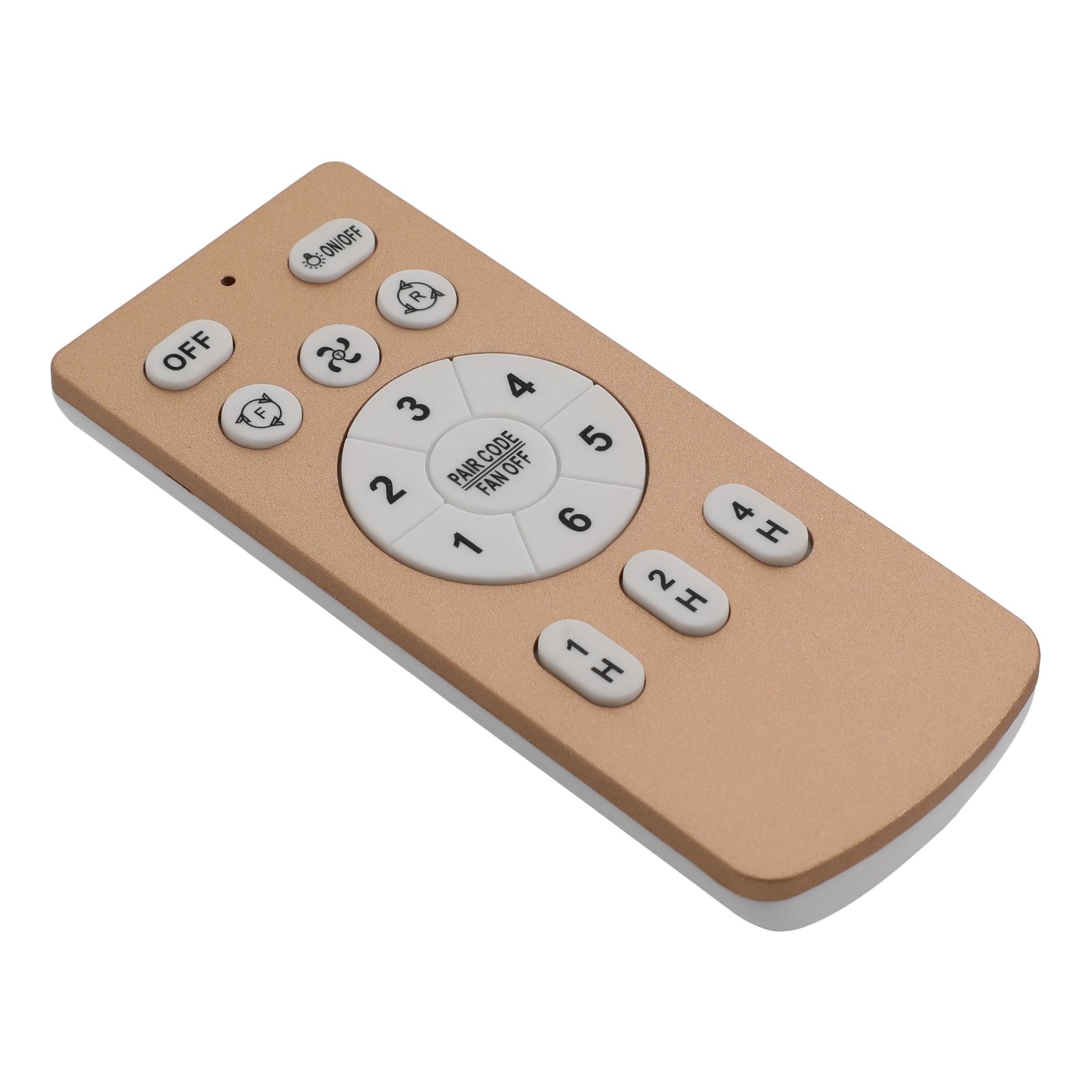 52" Tropical Ceiling Fan Light Retractable 5 Palm Leaf Blades w/ Remote Control