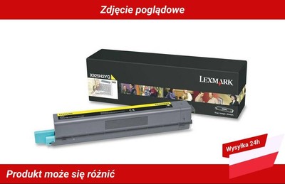 X925H2YG Lexmark X925de Toner Cartridge Żółty