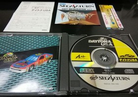 Daytona USA Sega Saturn Complete w/ Spine Card NTSC-J Japanese Version