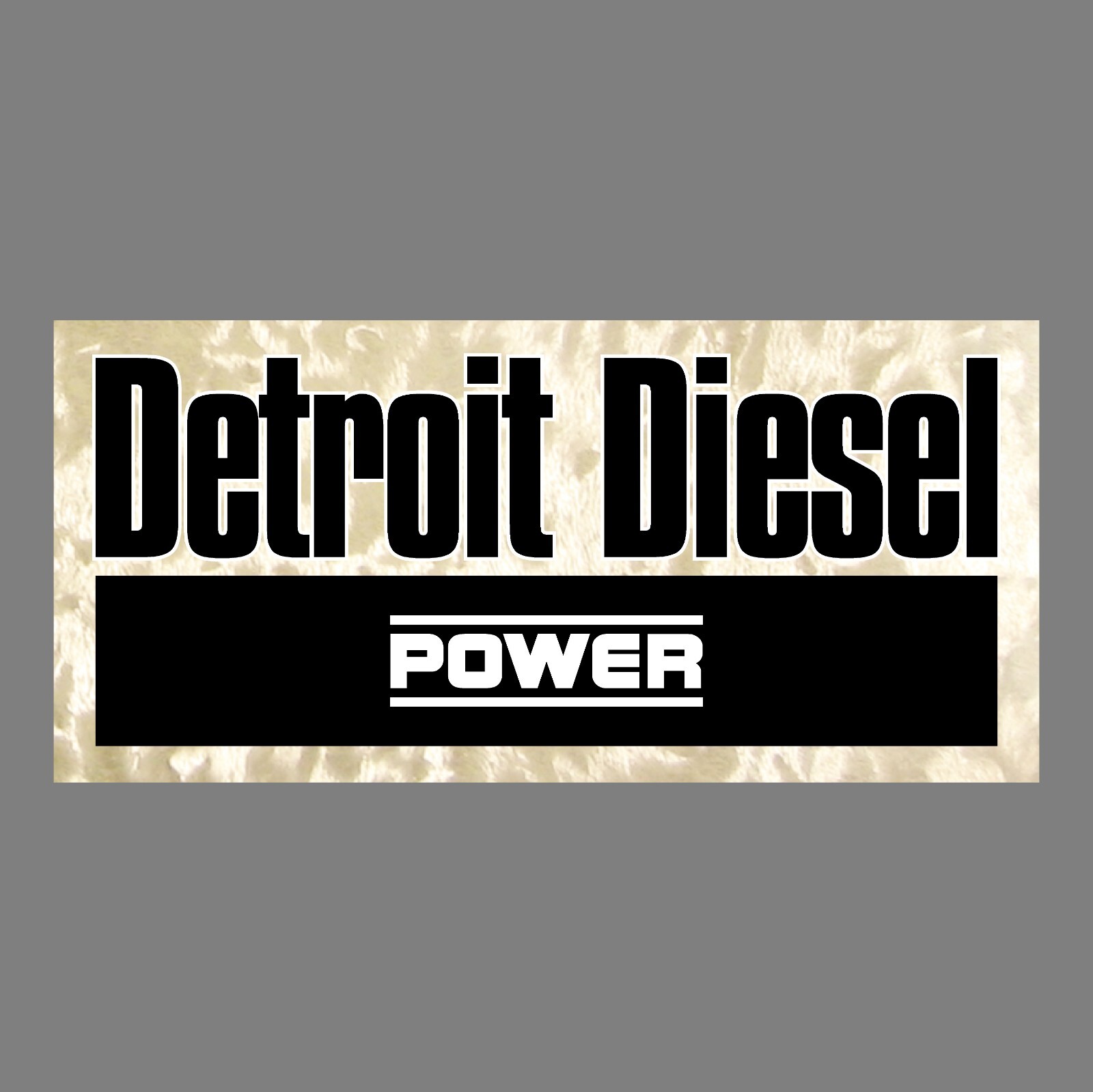 Detroit Diesel Power CHROME Emblem Sticker Decal | eBay