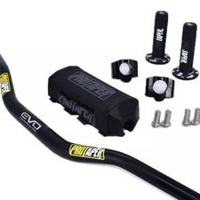 ProTaper Evo Motorcycle Handlebar Fat Bar DIRT BIKE ATV Quad 1 1/8'' GRIPS Pads