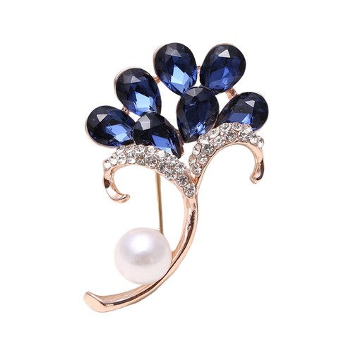 Miss Boutonniere Pin Rhinestone Corsage Decorative Breastpin