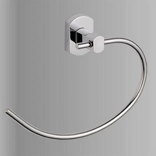 LUXUS DESIGNER HANDTUCHRING | RING | MESSING VERCHROMT | HANDTUCHHALTER HAKEN - Bild 1 von 1