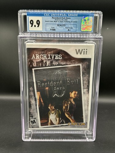 Resident Evil Archives: Resident Evil Zero Nintendo Wii CGC Graded 9.9 A++