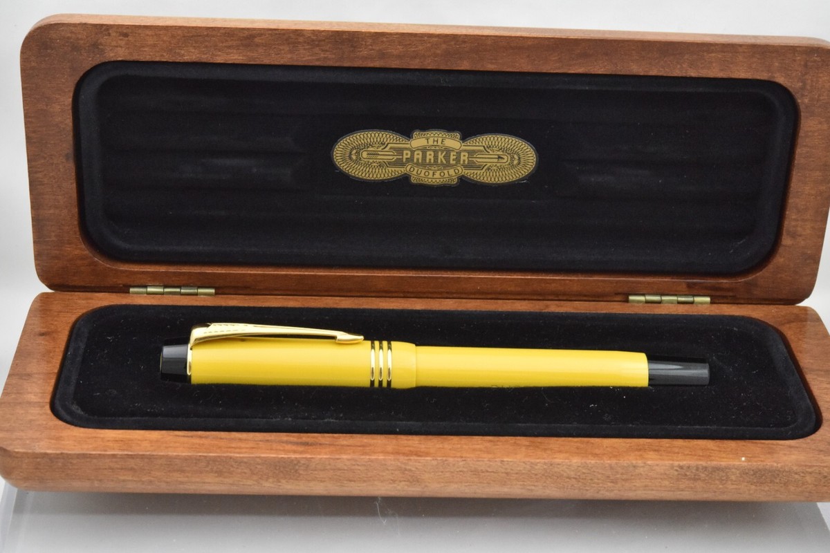 Parker Duofold Fountain Pen Mandarin Yellow, Limited #3153/10,000