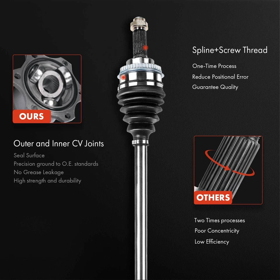 Conjunto de eje CV delantero izquierdo izquierdo para Mitsubishi Eclipse Eagle Summit Plymouth Colt Foto 4 de 4